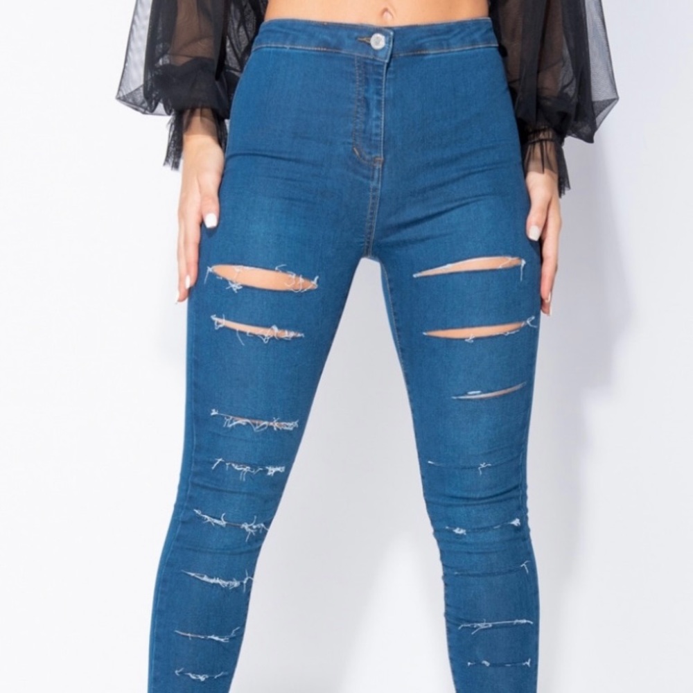 High Waist Jeggings - Picture 2 of 3